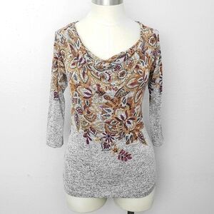 Anthropologie Postmark Jacaranda Drapey Top